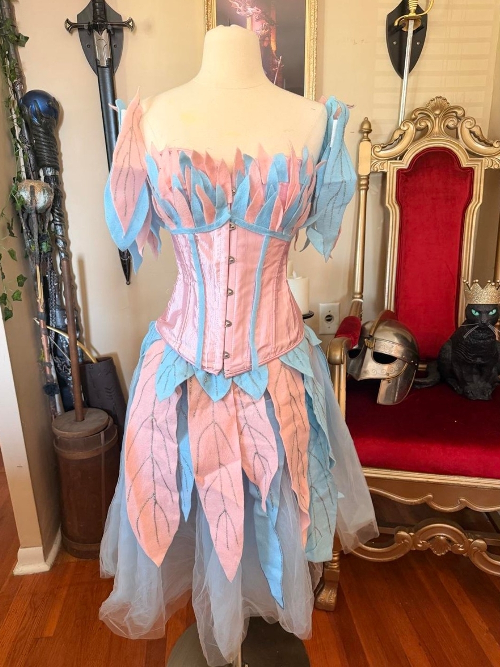 Barbie Swan Lake Odette Princess Halloween Costume Set Adults Size Small